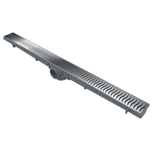 Ralo Linear de 70cm com Grelha Inox Tigre